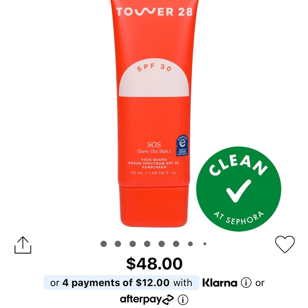 Tower 28 SPF 30 Face Guard Sunscreen - Orange